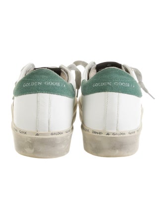 Golden Goose Leather Distressed Accents Sneakers