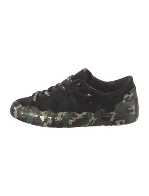 Golden Goose Suede Camouflage Print Sneakers