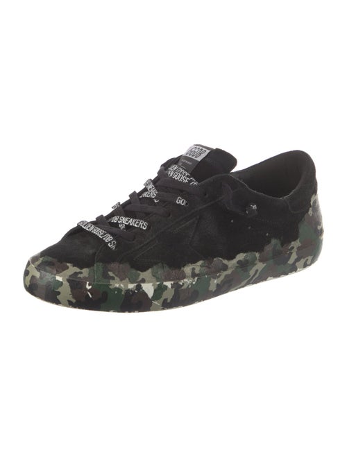 Golden Goose Suede Camouflage Print Sneakers