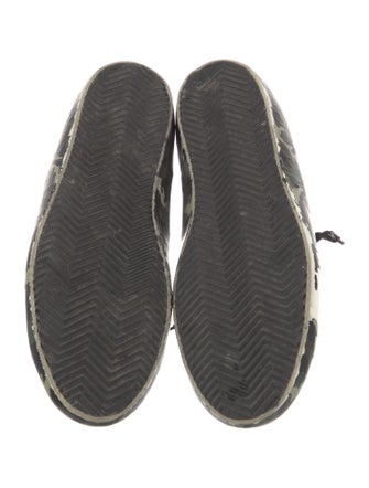 Golden Goose Suede Camouflage Print Sneakers