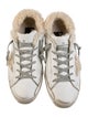 Golden Goose Leather Printed Sneakers
