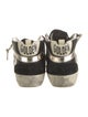 Golden Goose Leather Graphic Print Sneakers