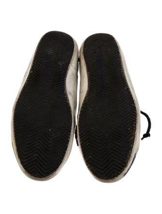 Golden Goose Leather Colorblock Pattern Sneakers