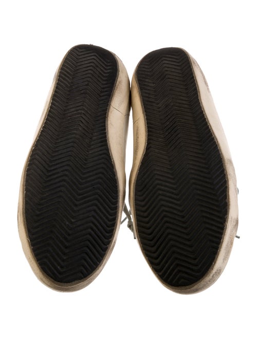 Golden Goose Leather Printed Sneakers