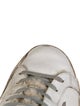 Golden Goose Leather Printed Sneakers