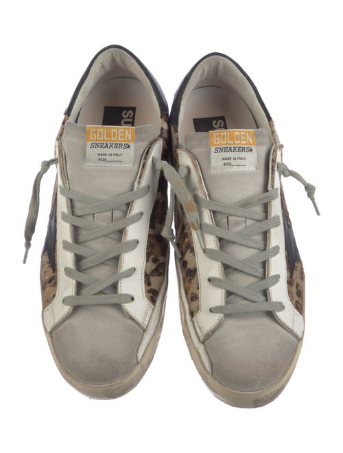Golden Goose Ponyhair Printed Sneakers