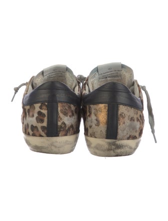 Golden Goose Ponyhair Printed Sneakers