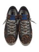 Golden Goose Ponyhair Animal Print Sneakers