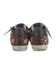 Golden Goose Ponyhair Animal Print Sneakers