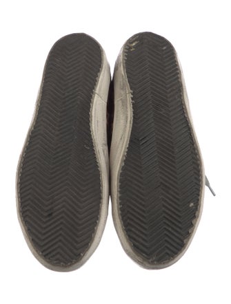 Golden Goose Ponyhair Animal Print Sneakers