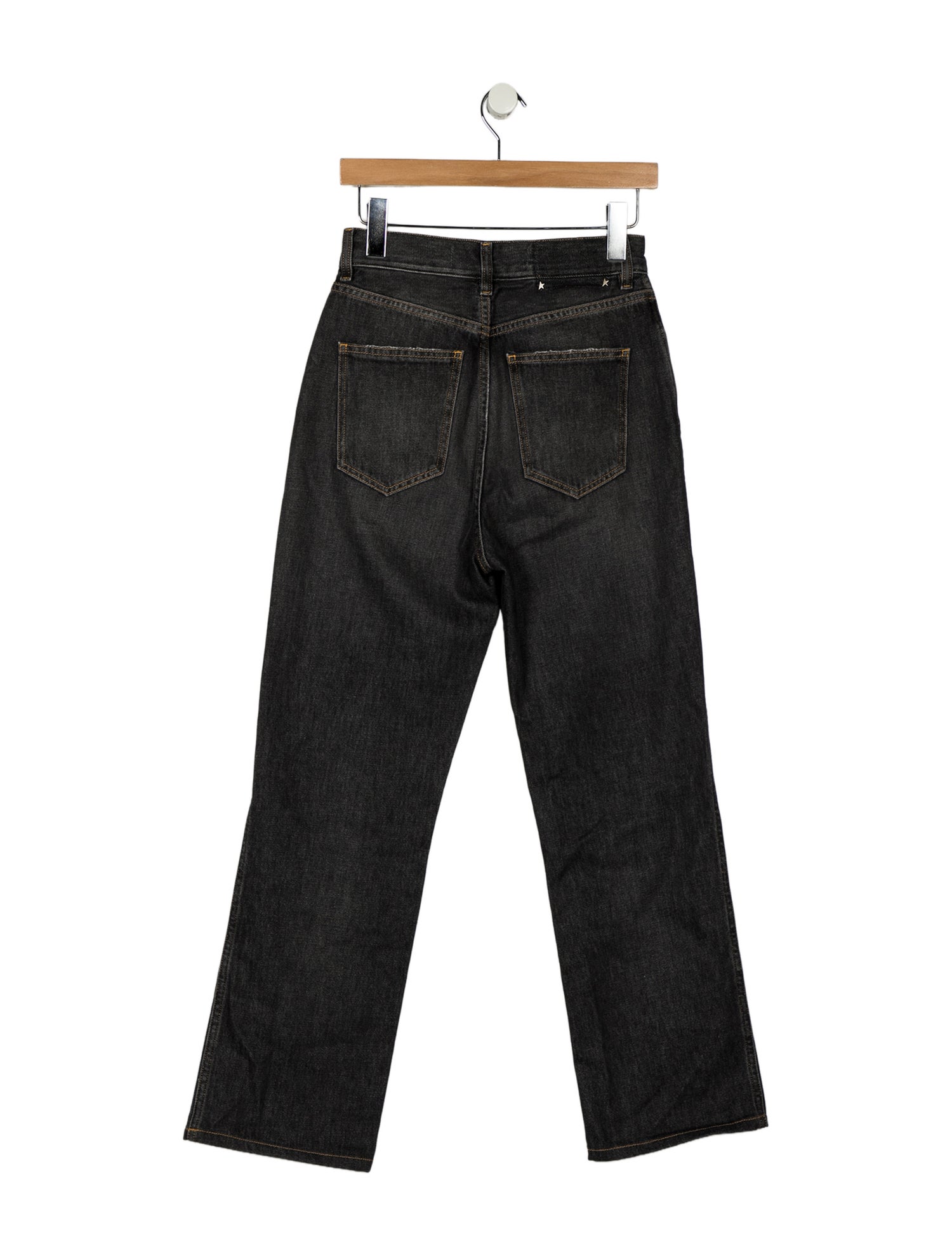 Golden Goose High-Rise Straight Leg Jeans