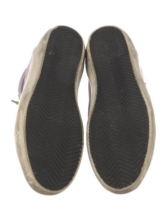 Golden Goose Suede Graphic Print Sneakers