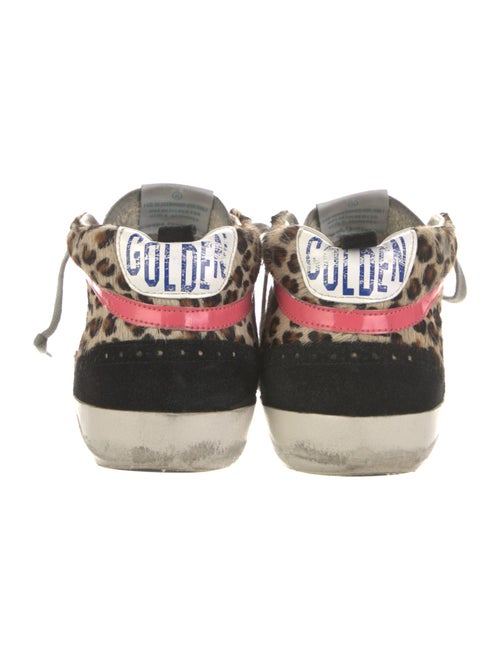 Golden Goose Ponyhair Animal Print Sneakers