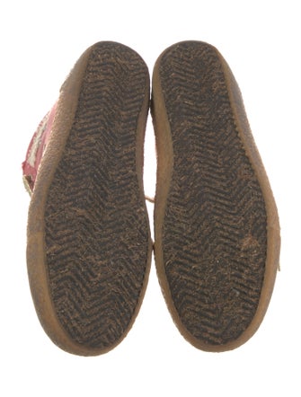 Golden Goose Canvas Graphic Print Sneakers