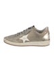 Golden Goose Suede Glitter Accents Sneakers