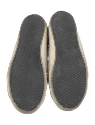 Golden Goose Leather Colorblock Pattern Sneakers