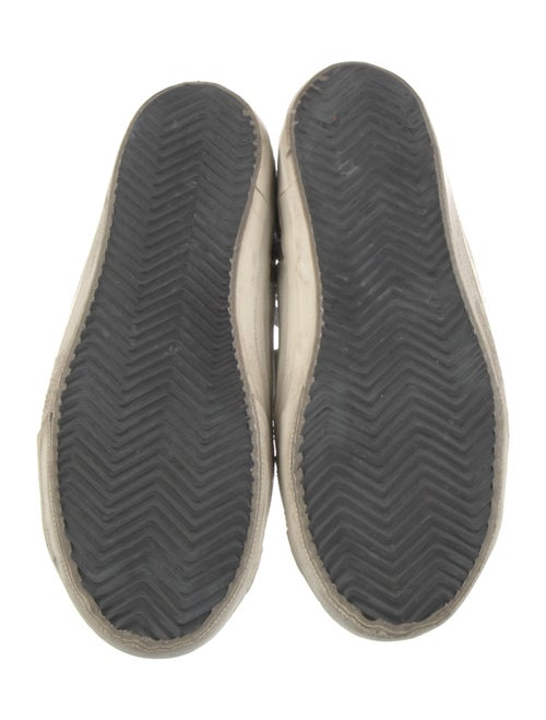 Golden Goose Leather Colorblock Pattern Sneakers