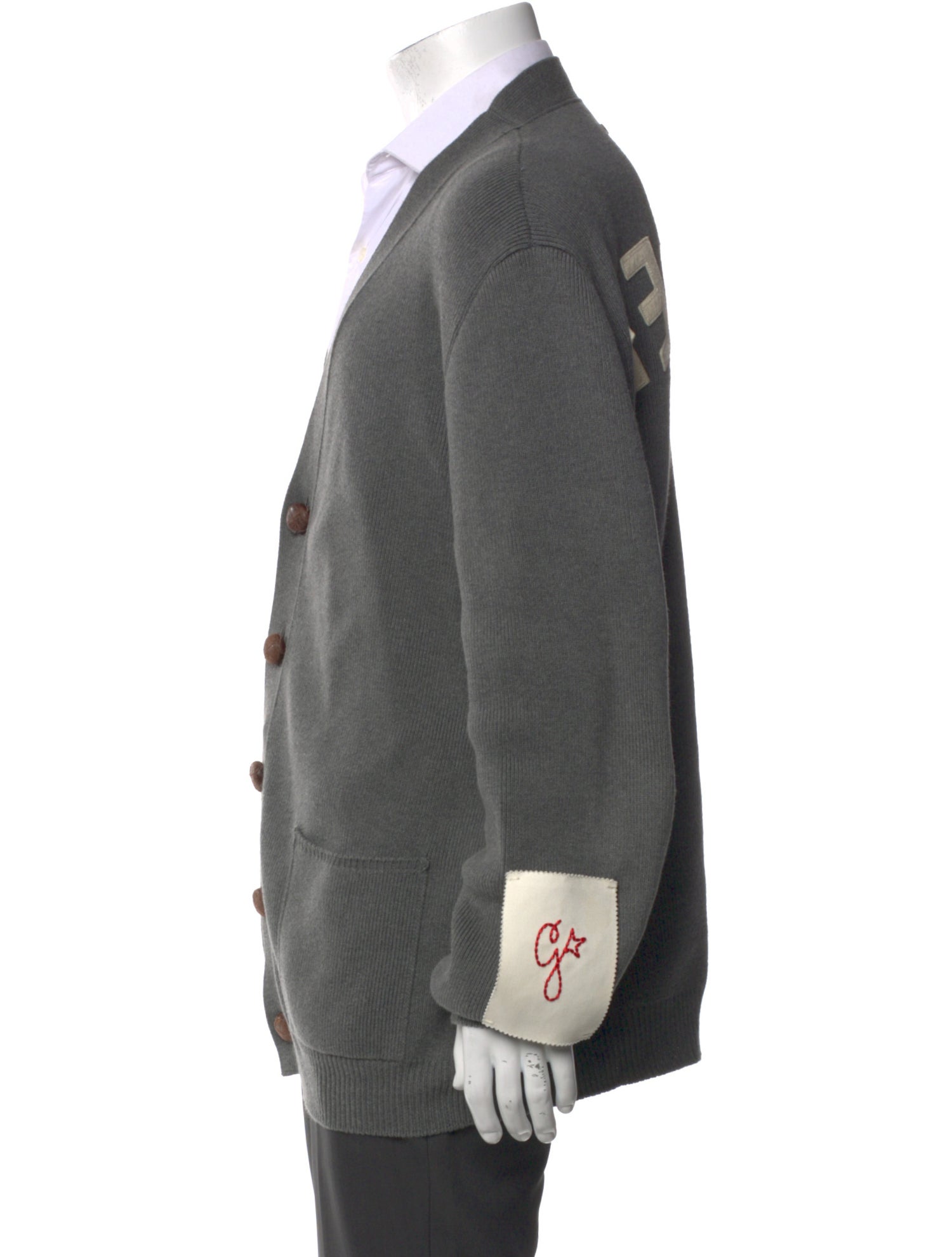 Golden Goose V-Neck Long Sleeve Cardigan