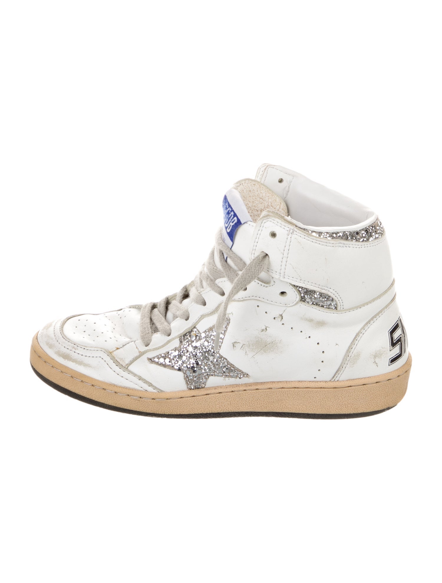 Golden Goose Kids' High-Top Leather Sneaker