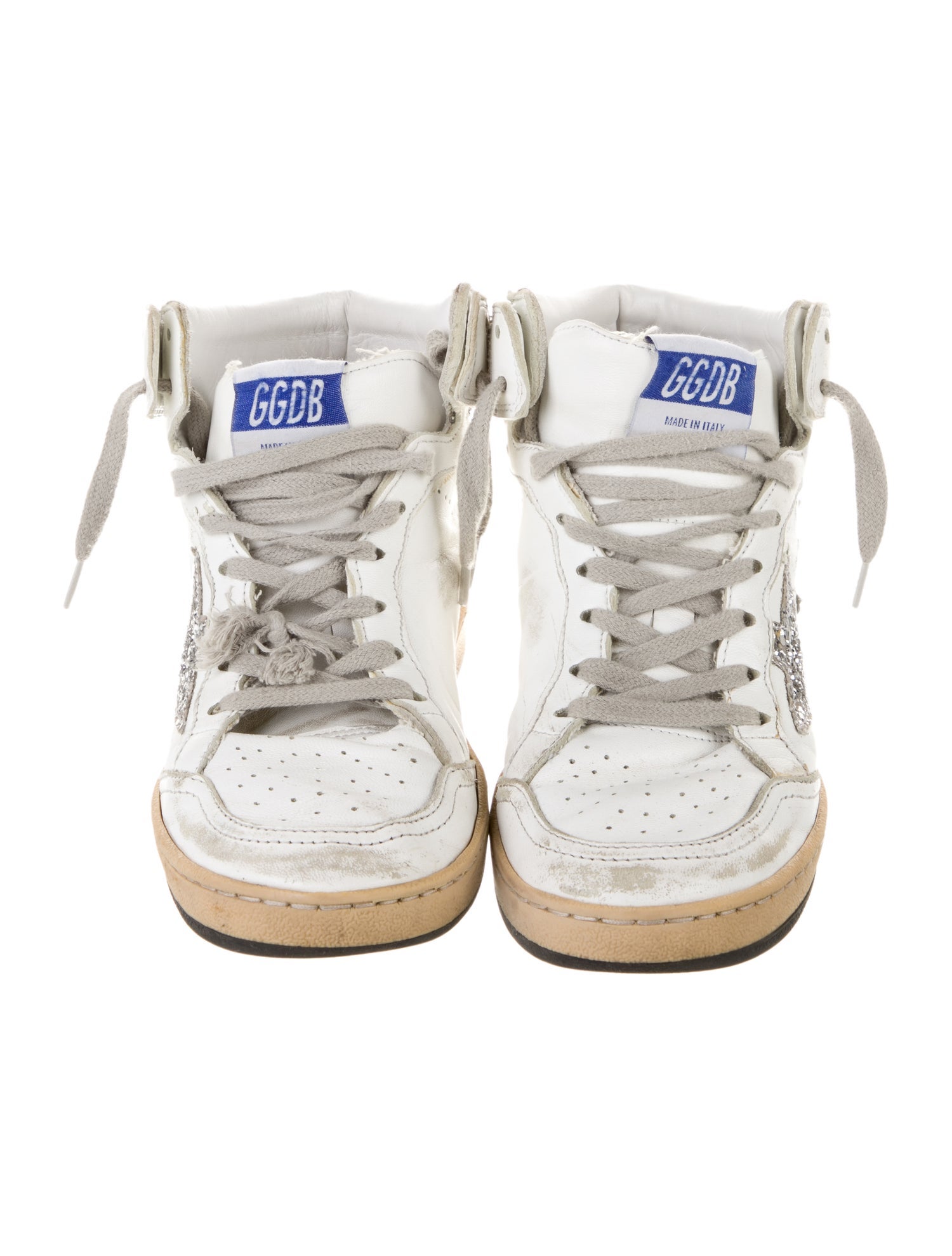 Golden Goose Kids' High-Top Leather Sneaker