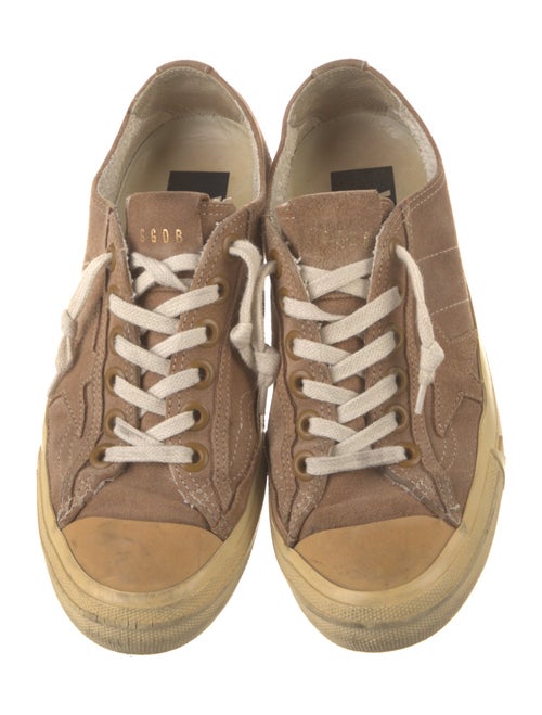 Golden Goose Suede Distressed Accents Sneakers