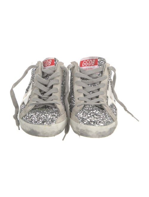Golden Goose Glitter Graphic Print Sneakers