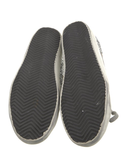 Golden Goose Glitter Graphic Print Sneakers