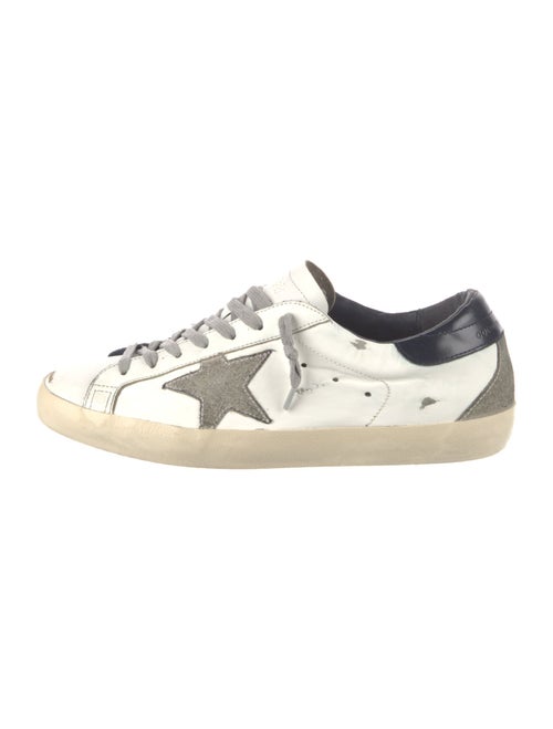 Golden Goose Leather Printed Sneakers