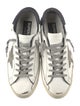 Golden Goose Leather Printed Sneakers