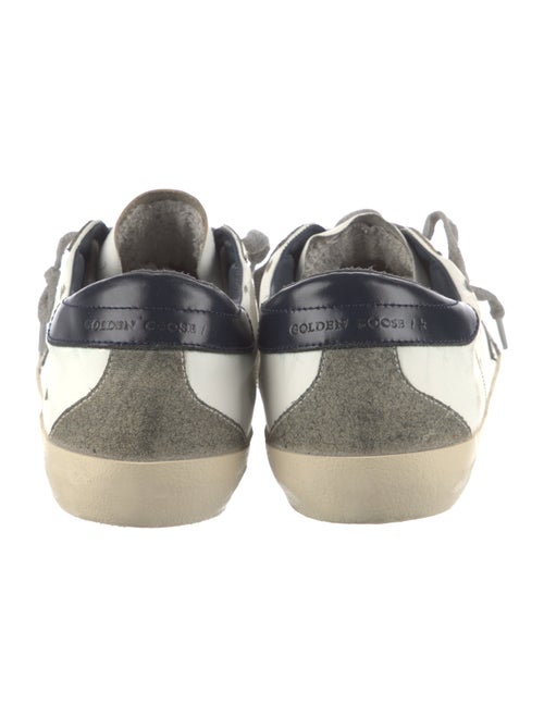 Golden Goose Leather Printed Sneakers