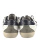 Golden Goose Leather Printed Sneakers