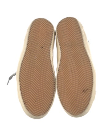 Golden Goose Leather Printed Sneakers