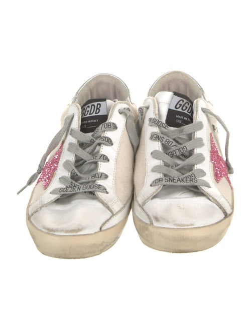 Golden Goose Canvas Graphic Print Sneakers