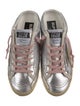 Golden Goose Leather Graphic Print Sneakers