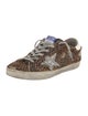 Golden Goose Ponyhair Animal Print Sneakers