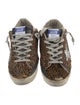 Golden Goose Ponyhair Animal Print Sneakers