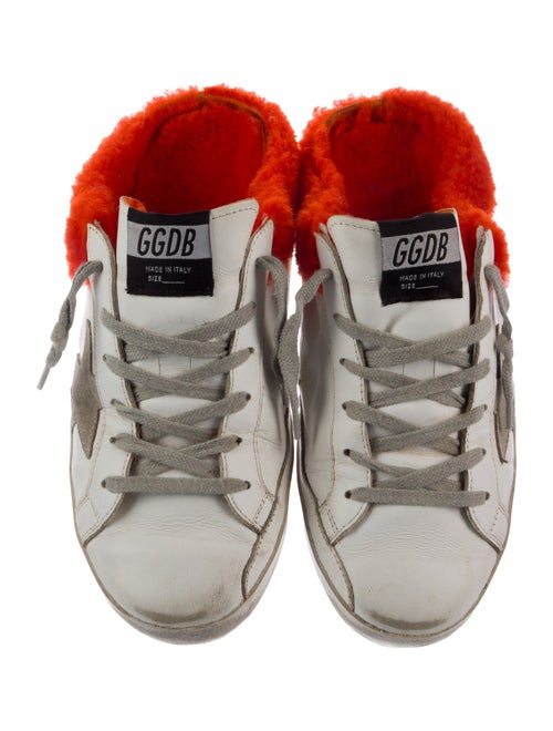 Golden Goose Leather Distressed Accents Sneakers