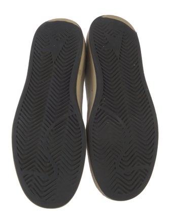 Golden Goose Leather Printed Sneakers