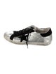 Golden Goose Leather Colorblock Pattern Sneakers