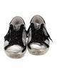 Golden Goose Leather Colorblock Pattern Sneakers