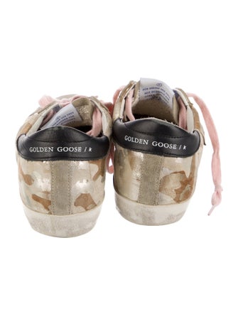 Golden Goose Suede Printed Sneakers