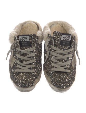 Golden Goose Glitter Printed Sneakers