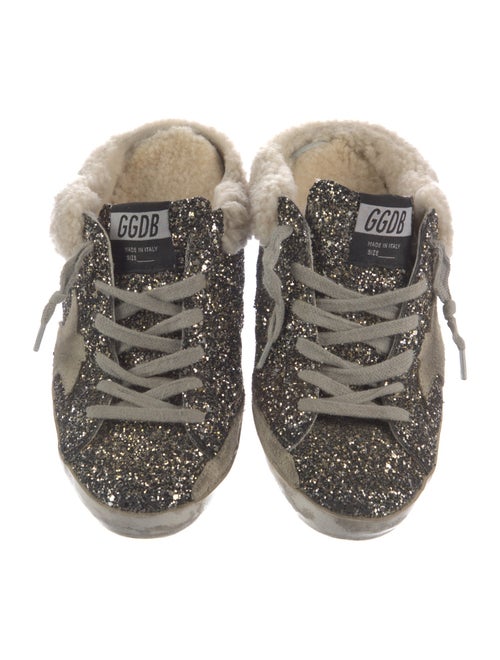 Golden Goose Glitter Printed Sneakers
