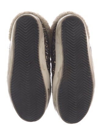 Golden Goose Glitter Printed Sneakers