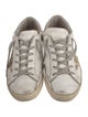 Golden Goose Leather Printed Sneakers