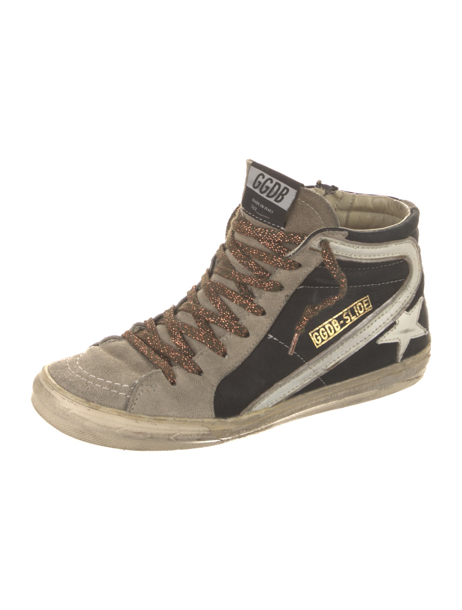 Golden Goose Suede Printed Sneakers