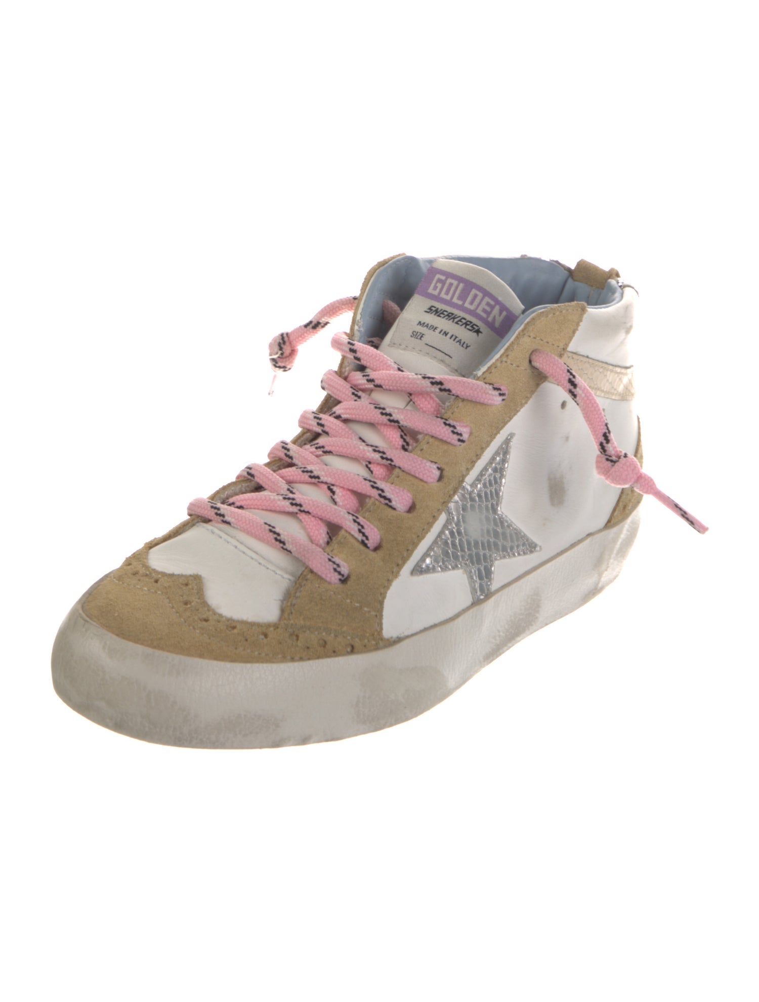 Golden Goose Suede Printed Sneakers