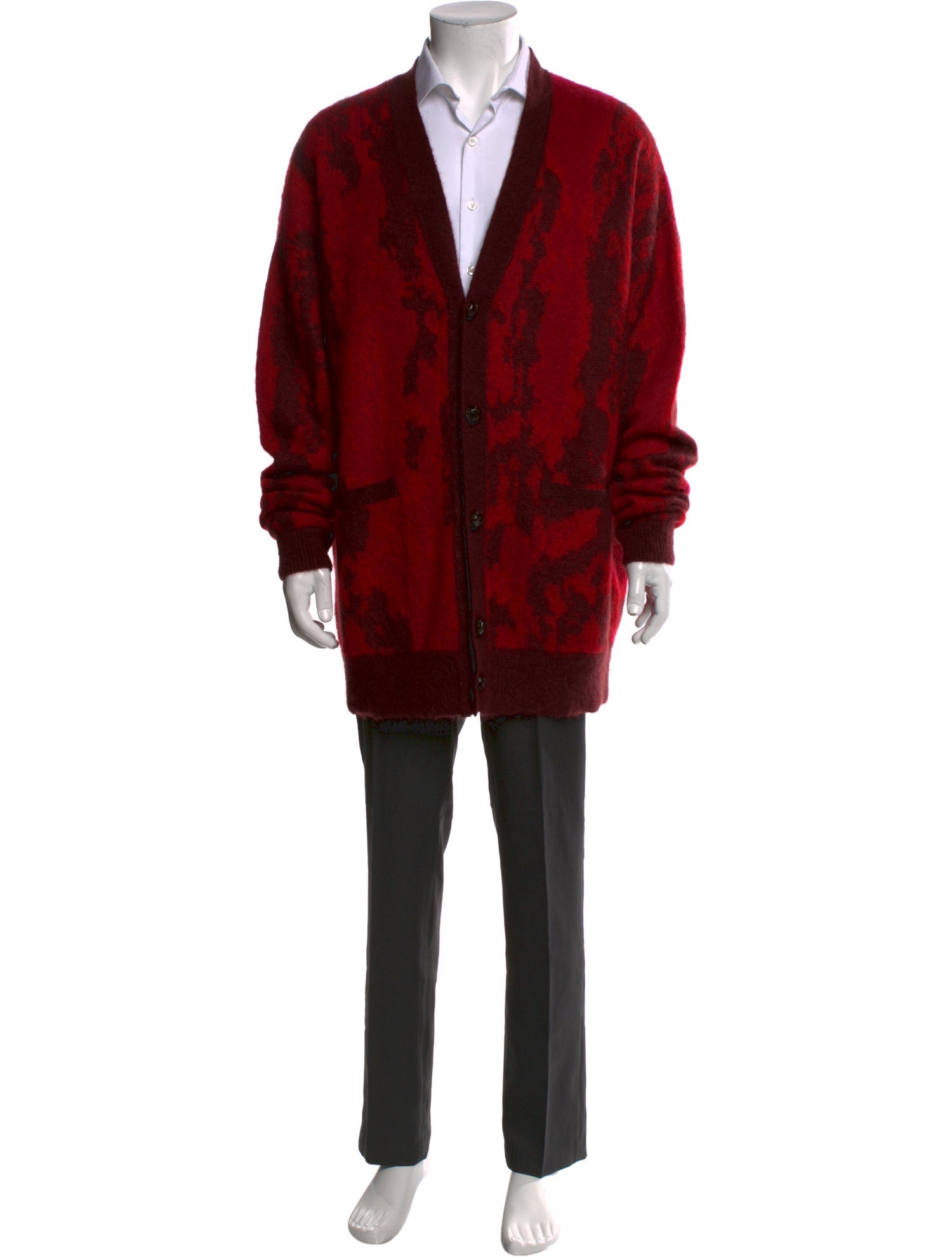 Golden Goose Mohair Colorblock Pattern Cardigan w/ Tags