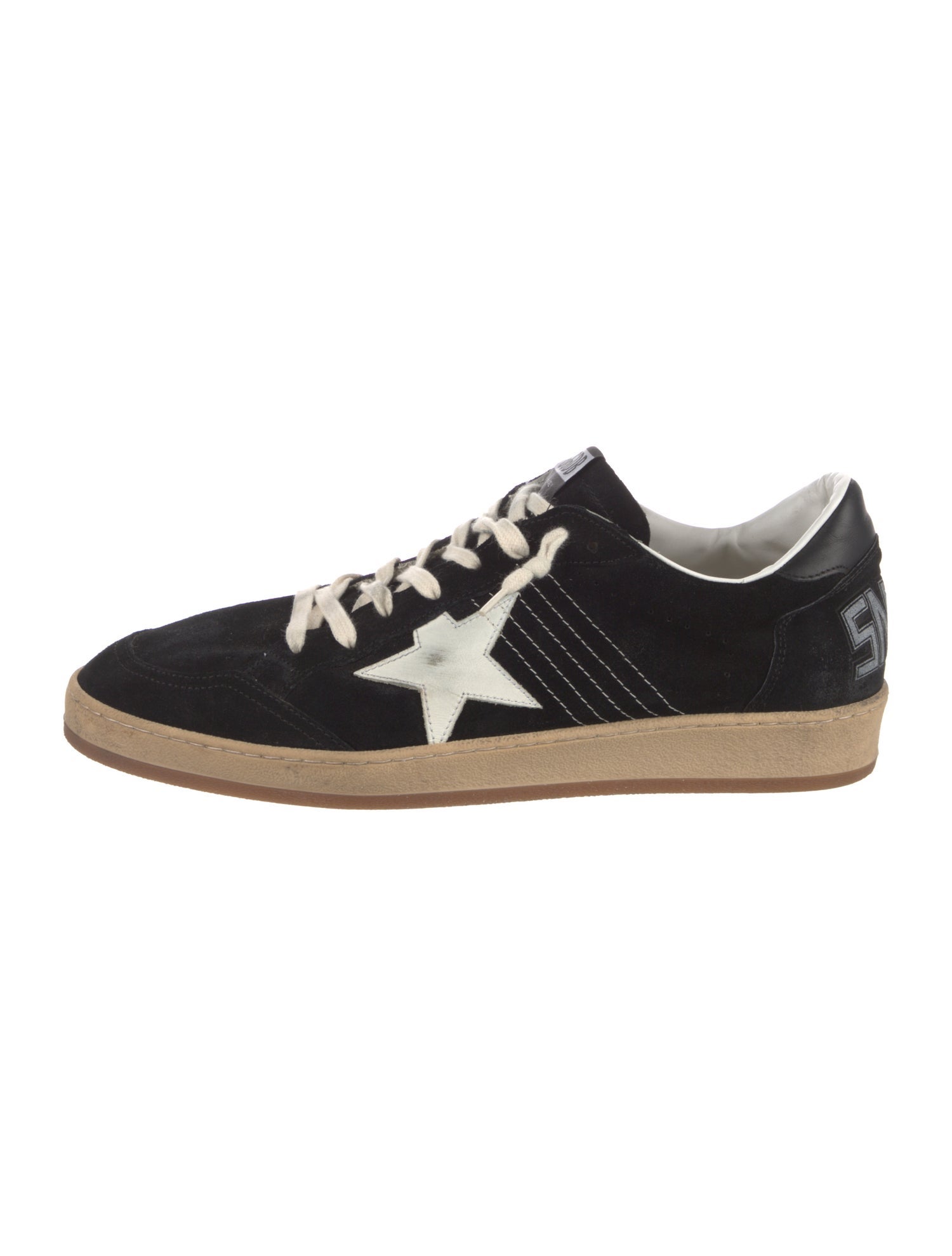 Golden Goose Suede Distressed Accents Sneakers