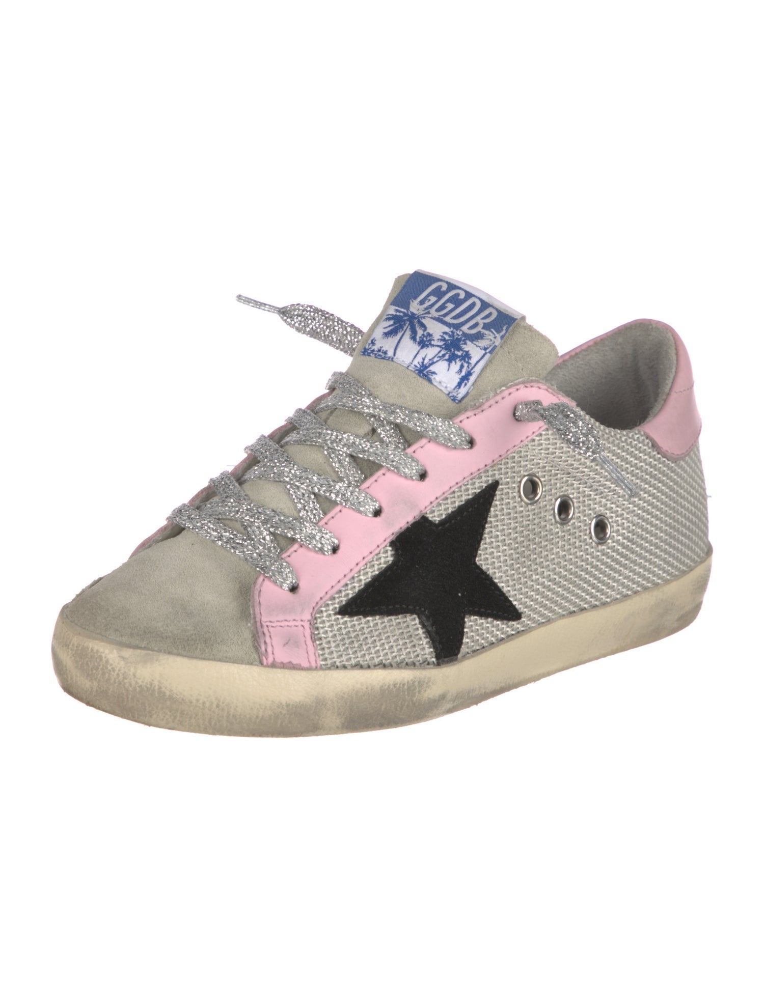 Golden Goose Suede Printed Sneakers